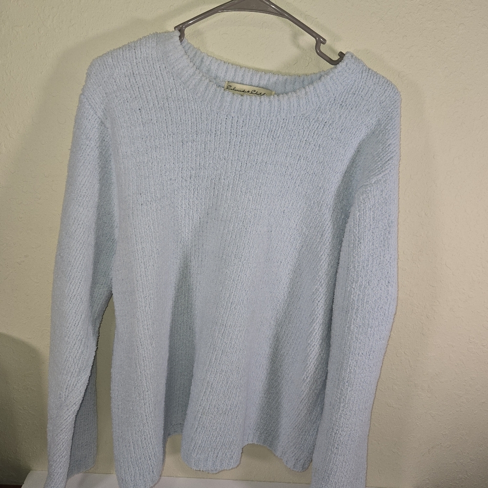 1 Preloved Size XLarge Womens light blue pullover sweater